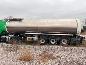 Полуремарке Feldbinder Хранителна цистерна 34000L, снимка 1