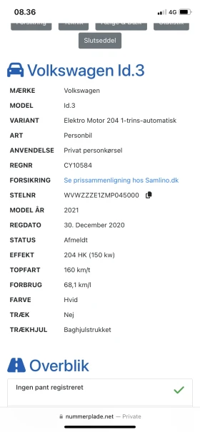 VW ID.3 PRO-S 204ps 82kWh - 16000 € / 31293.28 лв. - 14449607 15