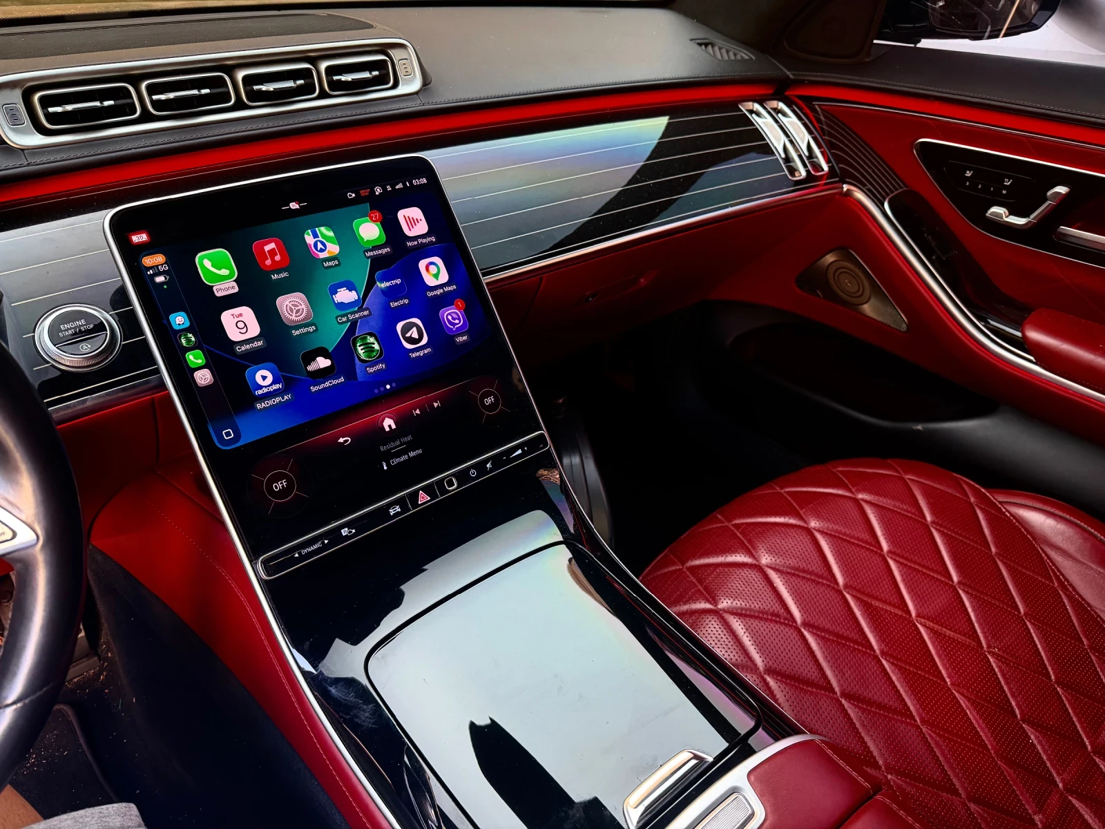 Mercedes-Benz S 580 4MATIC AMG/CARMINE RED/3D, снимка 6 - Автомобили и джипове - 54830646