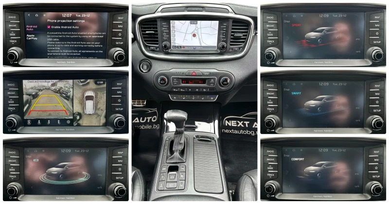 Kia Sorento 2.0D 185HP AWD 6+ 1 PANO H/K 360'CAM ОБДУХВАНЕ, снимка 14 - Автомобили и джипове - 53190165