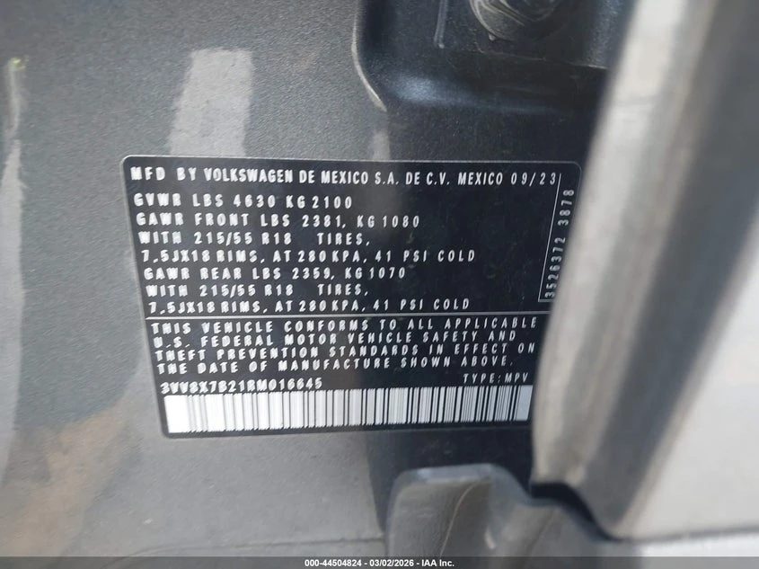 VW Taos 1.5l Volkswagen 1.5T S, снимка 9 - Автомобили и джипове - 54141646