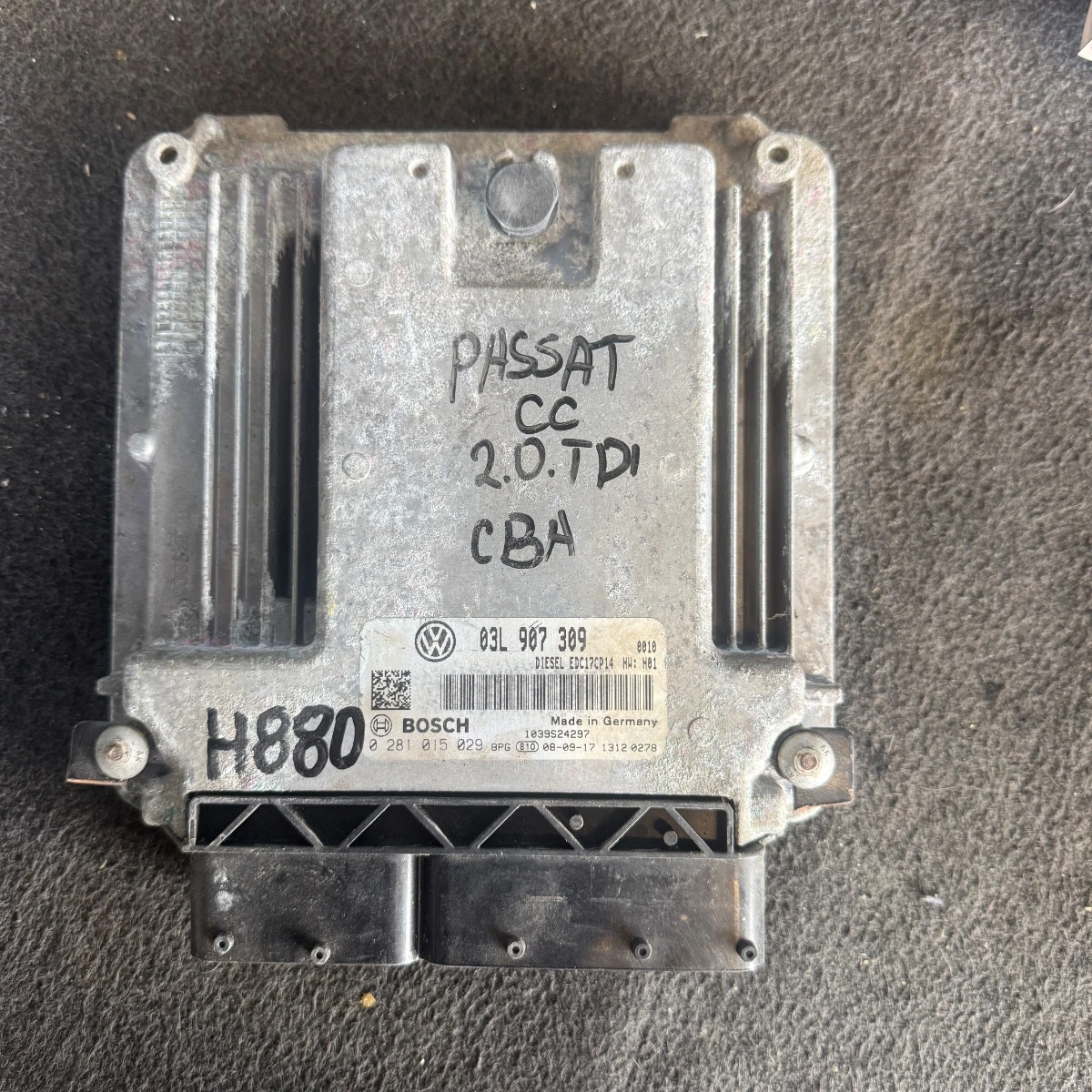 КОМПЮТЪР ECU VW Passat CC 20TDI CBA 03L907309 ном 880 03L907309-880-1667