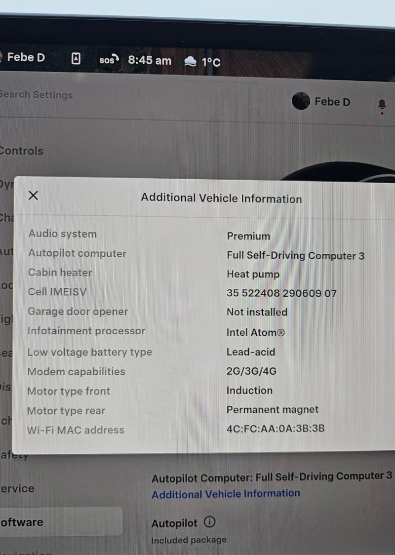 Tesla Model 3 Facelift 4x4 LR Warranty, снимка 17 - Автомобили и джипове - 53213976