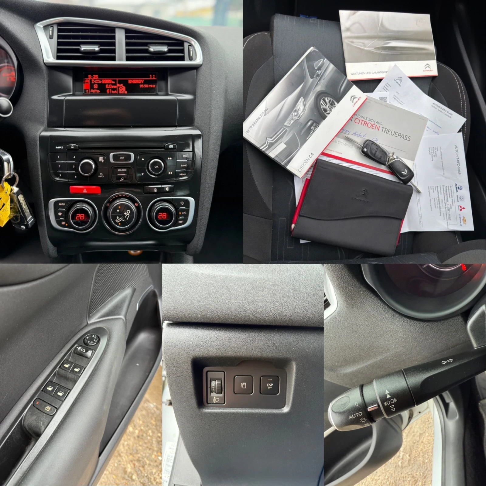 Citroen C4 1.6HDI* 92к.с* Климатроник* 2012г* Зимни и летни г, снимка 10 - Автомобили и джипове - 54058638