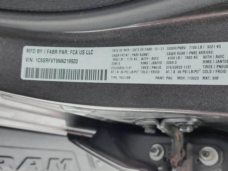 Dodge RAM 1500 5.7 HEMI SPORT CREW* CARFAX * ФИНАСИРАНЕ, снимка 7 - Автомобили и джипове - 53077445