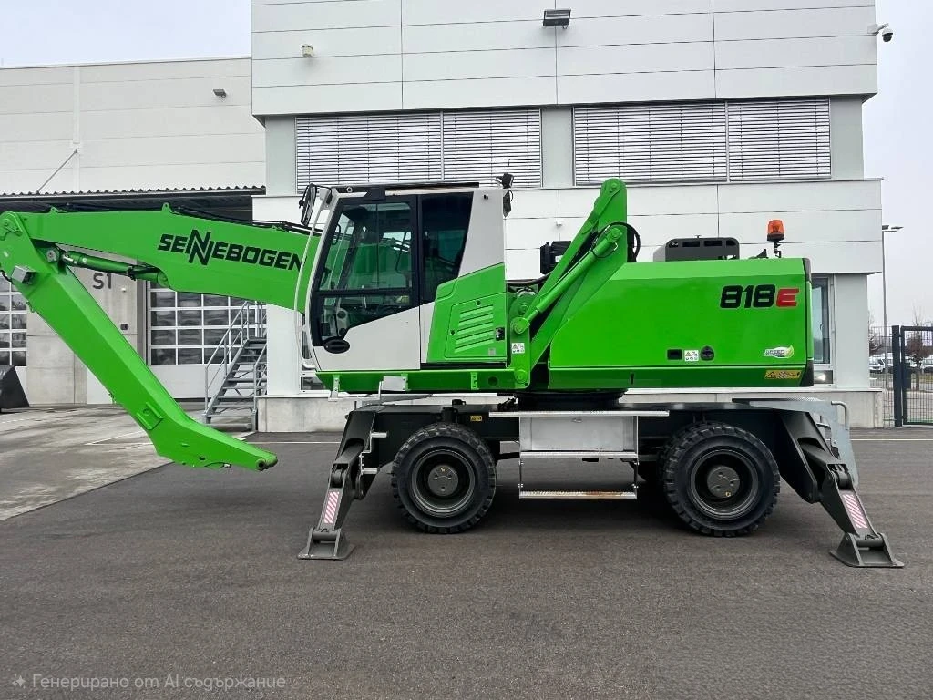 Багер Sennebogen 818М, снимка 2 - Индустриална техника - 55471023