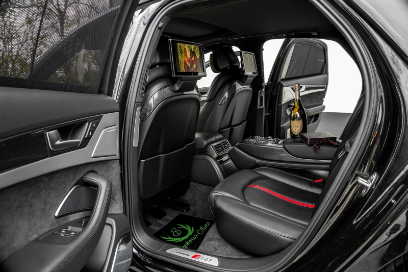 Audi S8 ABT* QUATTRO* CARBON* 3XTV* BANG&OLUFSEN* MASSAGE, снимка 10 - Автомобили и джипове - 52643965