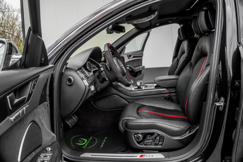 Audi S8 ABT* QUATTRO* CARBON* 3XTV* BANG&OLUFSEN* MASSAGE, снимка 9 - Автомобили и джипове - 52643965