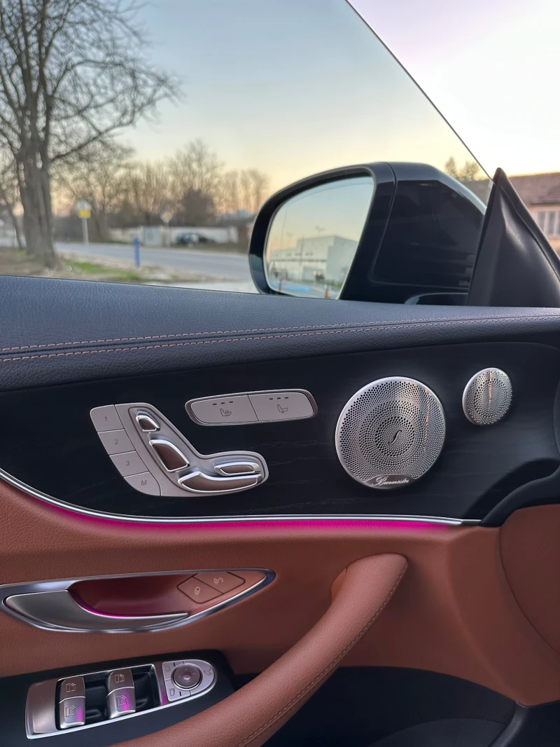 Mercedes-Benz E 400 d 4M AMG, BURMESTER, MEMORY, ОБДУХВАНЕ, 360, PANO, снимка 7 - Автомобили и джипове - 52792688