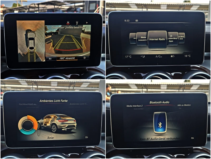 Mercedes-Benz GLC 220 COUPE/AMG/GERMANY/360CAMERA/AMBIENT/AIRMATIC/LIZIN, снимка 14 - Автомобили и джипове - 50652366