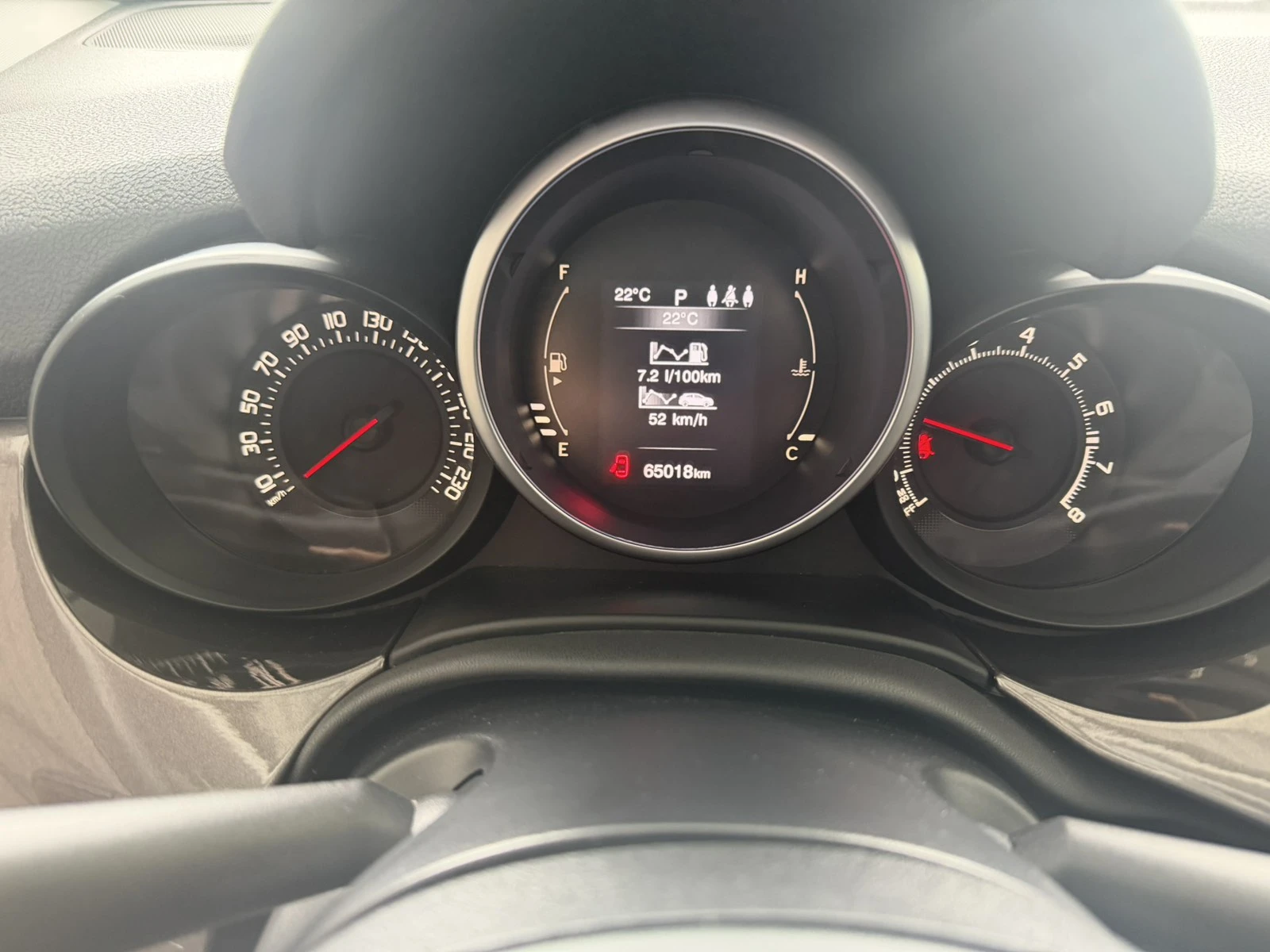 Fiat 500X 1.4i 65000!!!Автоматик, снимка 13 - Автомобили и джипове - 54651318