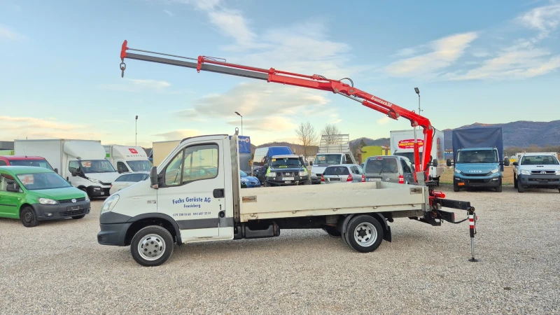 Iveco Daily 35c17 * 7.30 метра Кран* ШВЕЙЦАРИЯ* 3.5тона , снимка 8 - Бусове и автобуси - 48234545