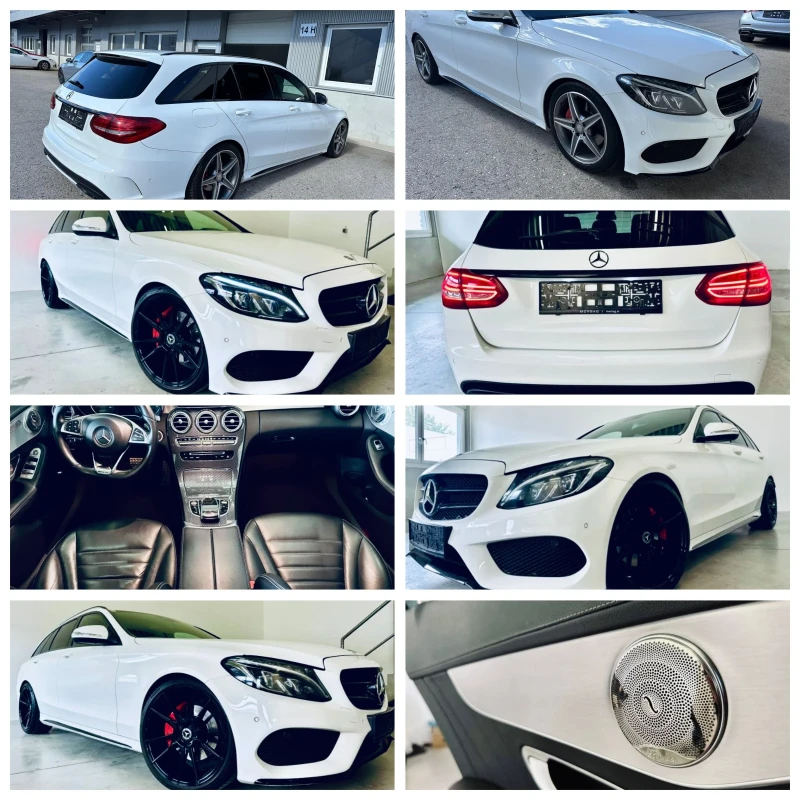 Mercedes-Benz C 220 AMG-Line Shadow Line Burmester С-История, снимка 17 - Автомобили и джипове - 47696059