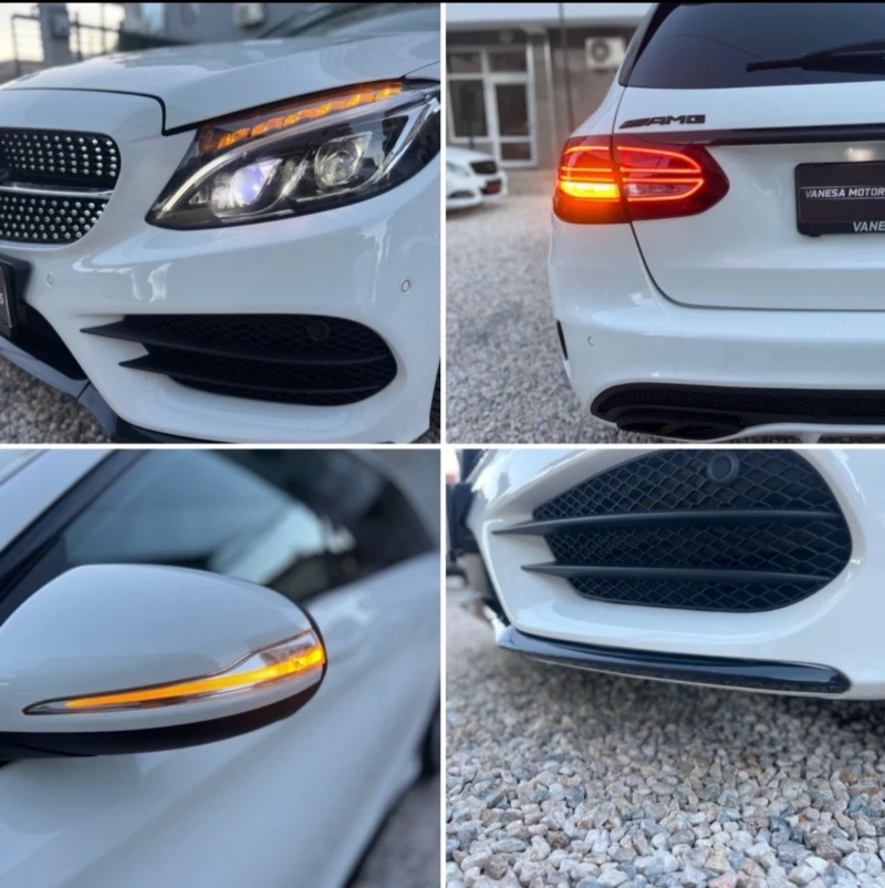 Mercedes-Benz C 220 AMG-Line Shadow Line Burmester С-История, снимка 13 - Автомобили и джипове - 47696059