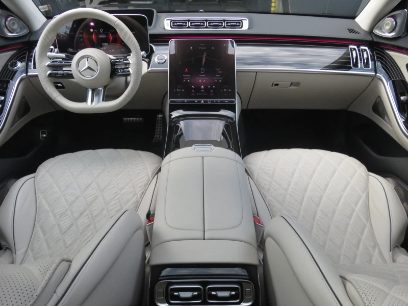 Mercedes-Benz S 450 d 4-MATIC, Long, AMG Paket, 3xTV, Exclusive, Night, снимка 6 - Автомобили и джипове - 47778508