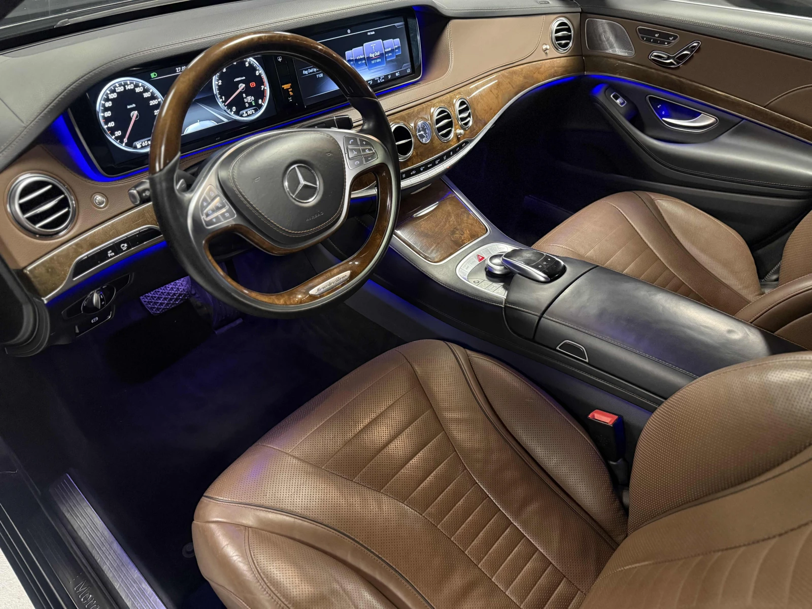 Mercedes-Benz S 500 Обдухване / Distronic / Carfax / Автокредит, снимка 5 - Автомобили и джипове - 55993201