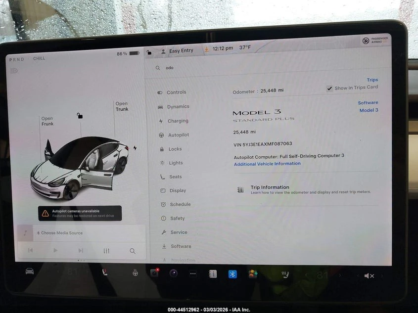 Tesla Model 3 STANDARD RANGE PLUS REAR-WHEEL DRIVE, снимка 7 - Автомобили и джипове - 54988864
