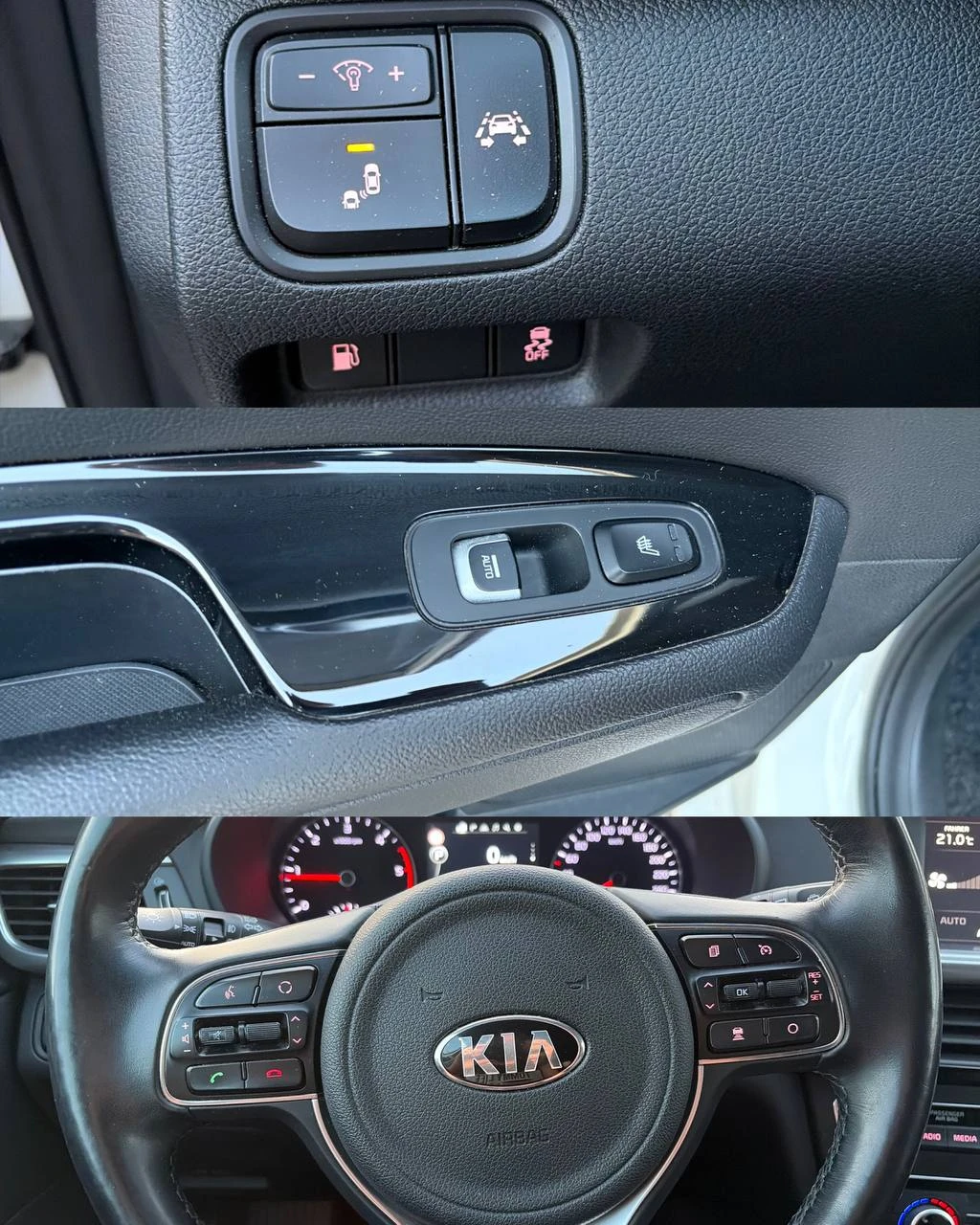 Kia Optima Platin 2018г 1.7CRDi 140кс EURO 6b серв. история, снимка 13 - Автомобили и джипове - 55296274