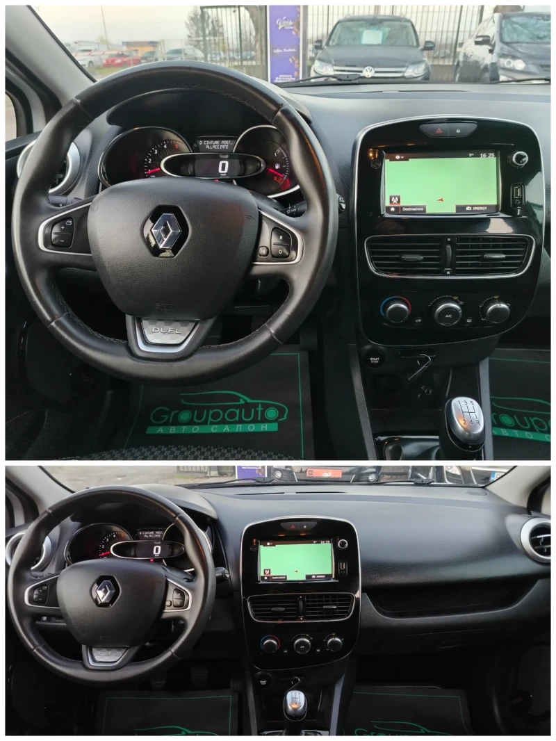Renault Clio 1.5dci-90к.с/НАВИГАЦИЯ/КАМЕРА/КЛИМАТИК!!! , снимка 11 - Автомобили и джипове - 52776435