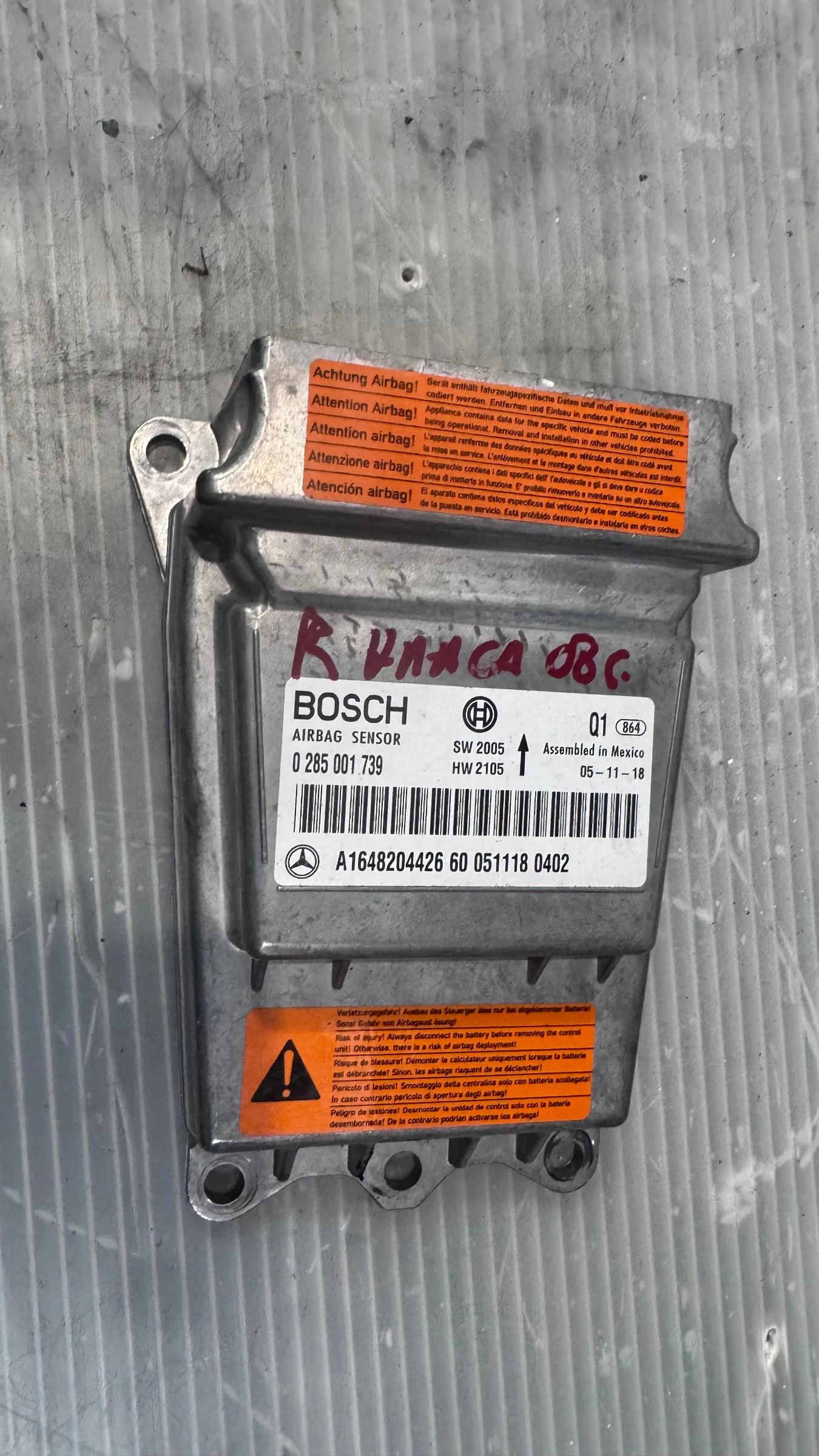 Airbag  /  /  a Mercedes R - 0285001739 | Mobile.bg   1