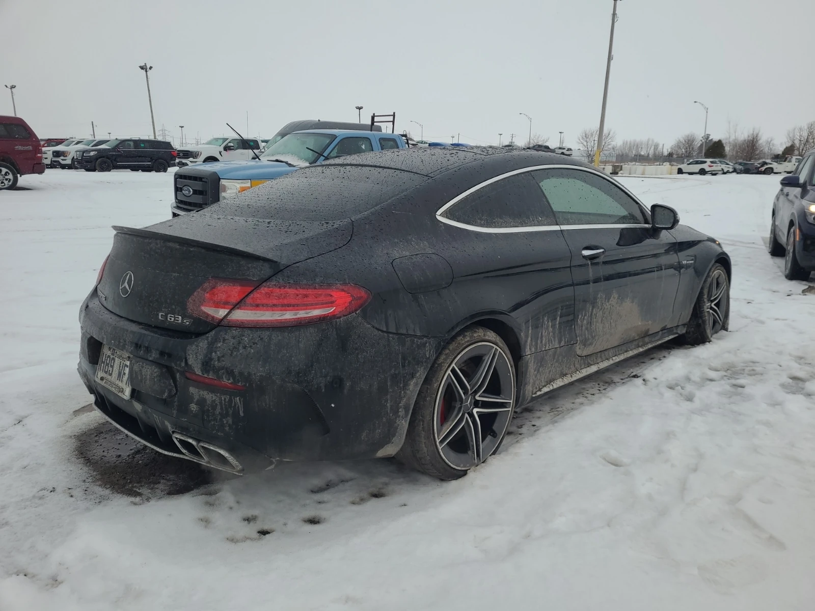 Mercedes-Benz C 63 AMG * BURMASTER* СЛЕДЕНЕ НА ЛЕНТИ* КАРФАКС*  - изображение 5