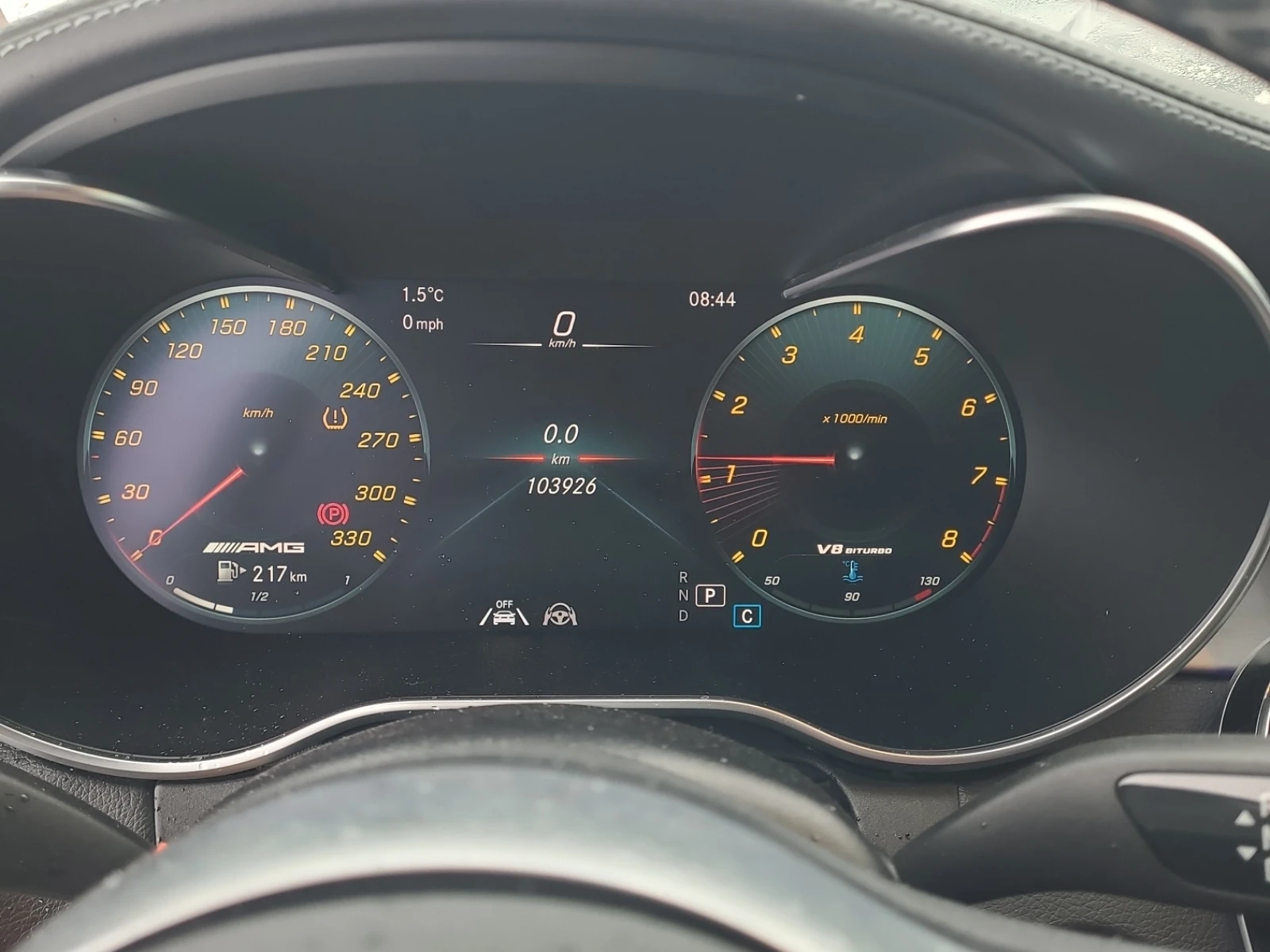 Mercedes-Benz C 63 AMG * BURMASTER* СЛЕДЕНЕ НА ЛЕНТИ* КАРФАКС*  - изображение 7