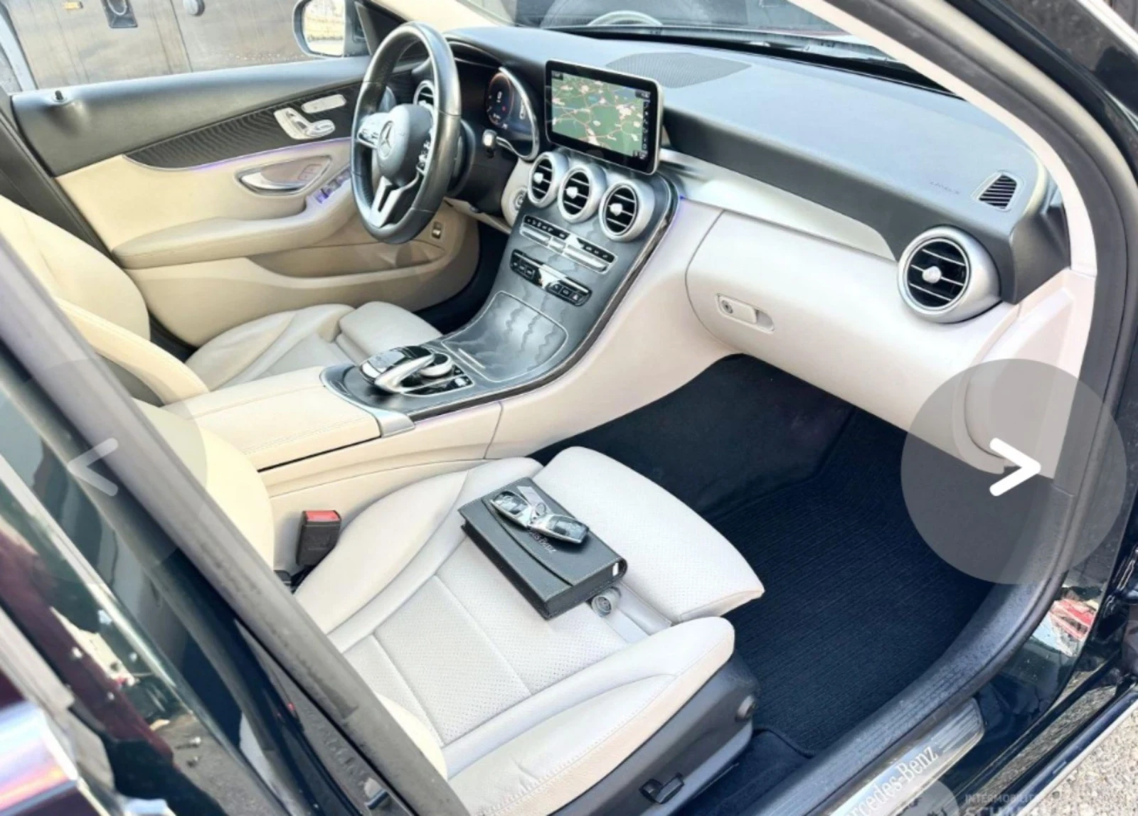 Mercedes-Benz C 220 AMG 63 Multibeam burmester  | Mobile.bg � ����������� 9