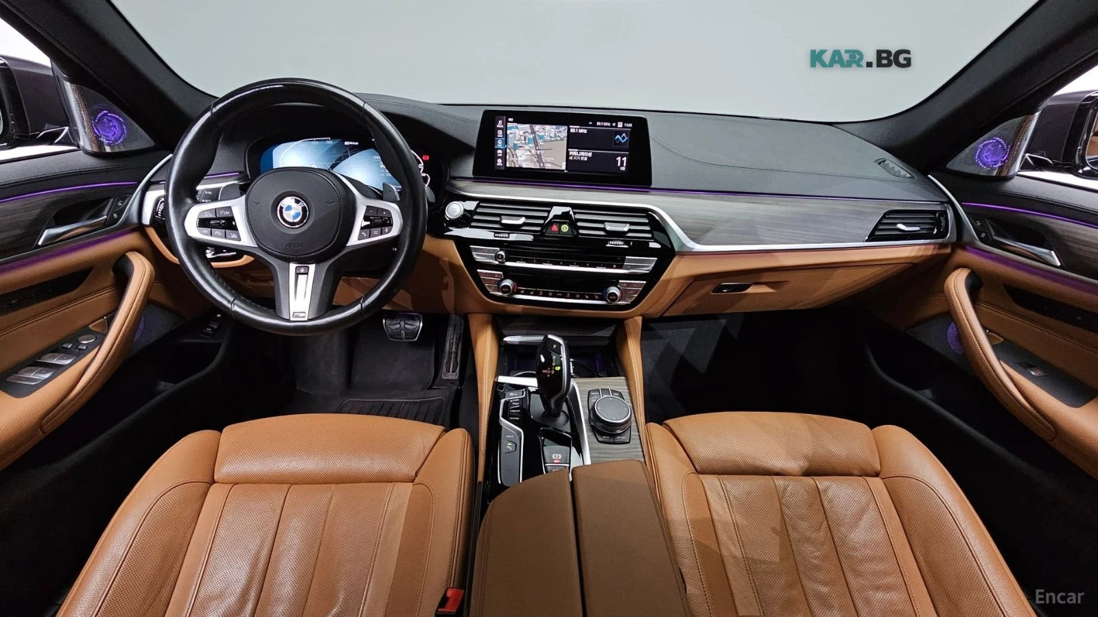 BMW 530E M SPORT* КОЖА* ПОДГРЕВ* HEADUP* PANO, снимка 7 - Автомобили и джипове - 56301110
