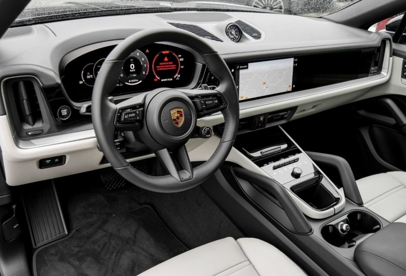 Porsche Cayenne E-Hybrid Coupe = NEW= Sport Design Гаранция, снимка 11 - Автомобили и джипове - 45432997