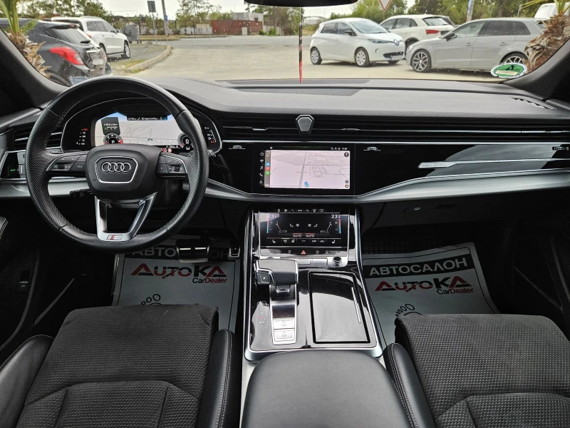 Audi Q8 50TDI/129.000KM/S-LINE/HUD/PANO/B&O/DISTRON, снимка 11 - Автомобили и джипове - 52529225