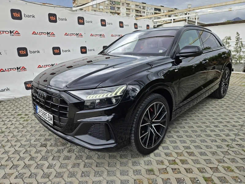 Audi Q8 50TDI/129.000KM/S-LINE/HUD/PANO/B&O/DISTRON, снимка 6 - Автомобили и джипове - 52529225