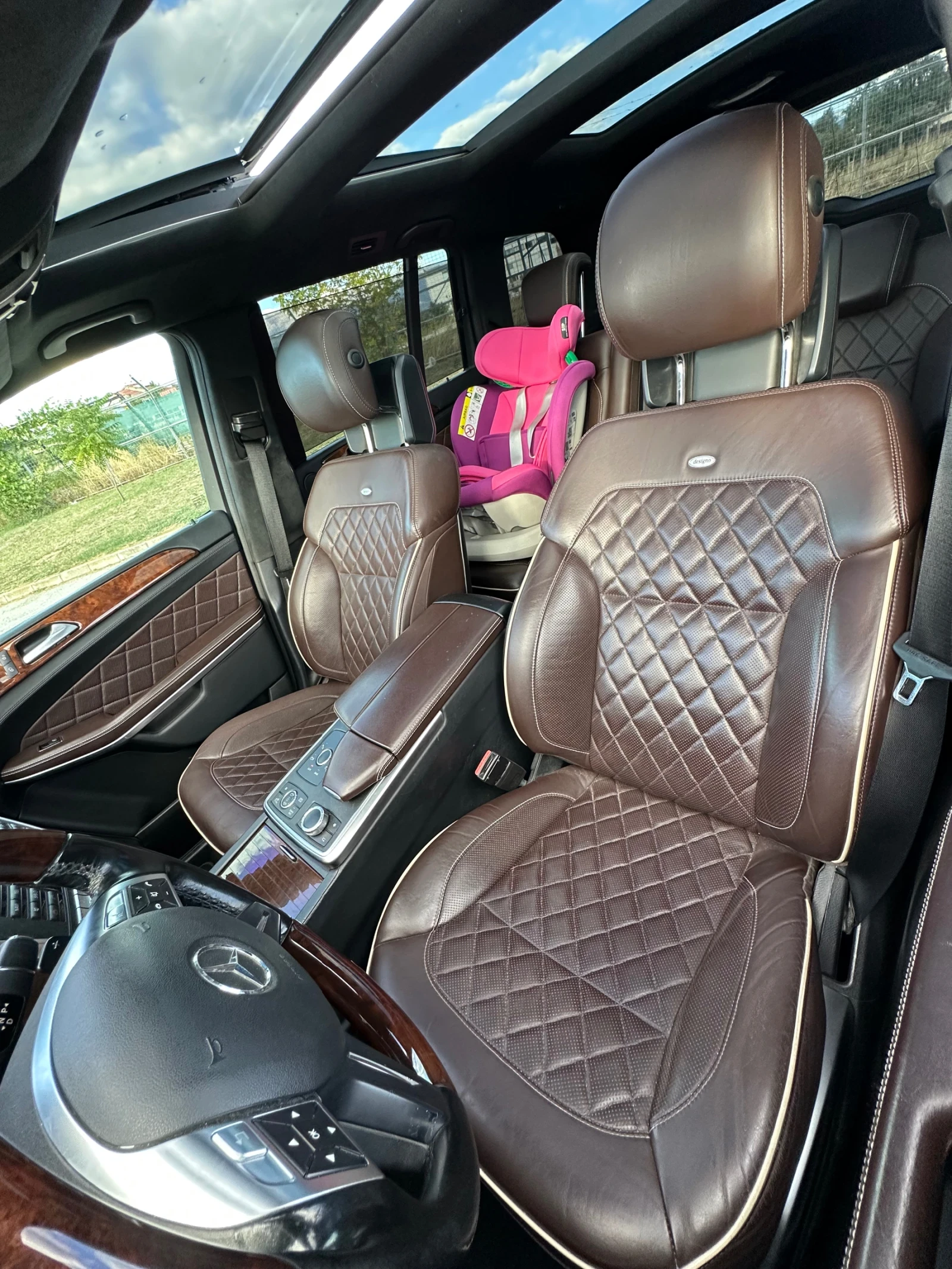 Mercedes-Benz GL 500 Първи собственик/Designo/360/AMG/реални км.  - изображение 6