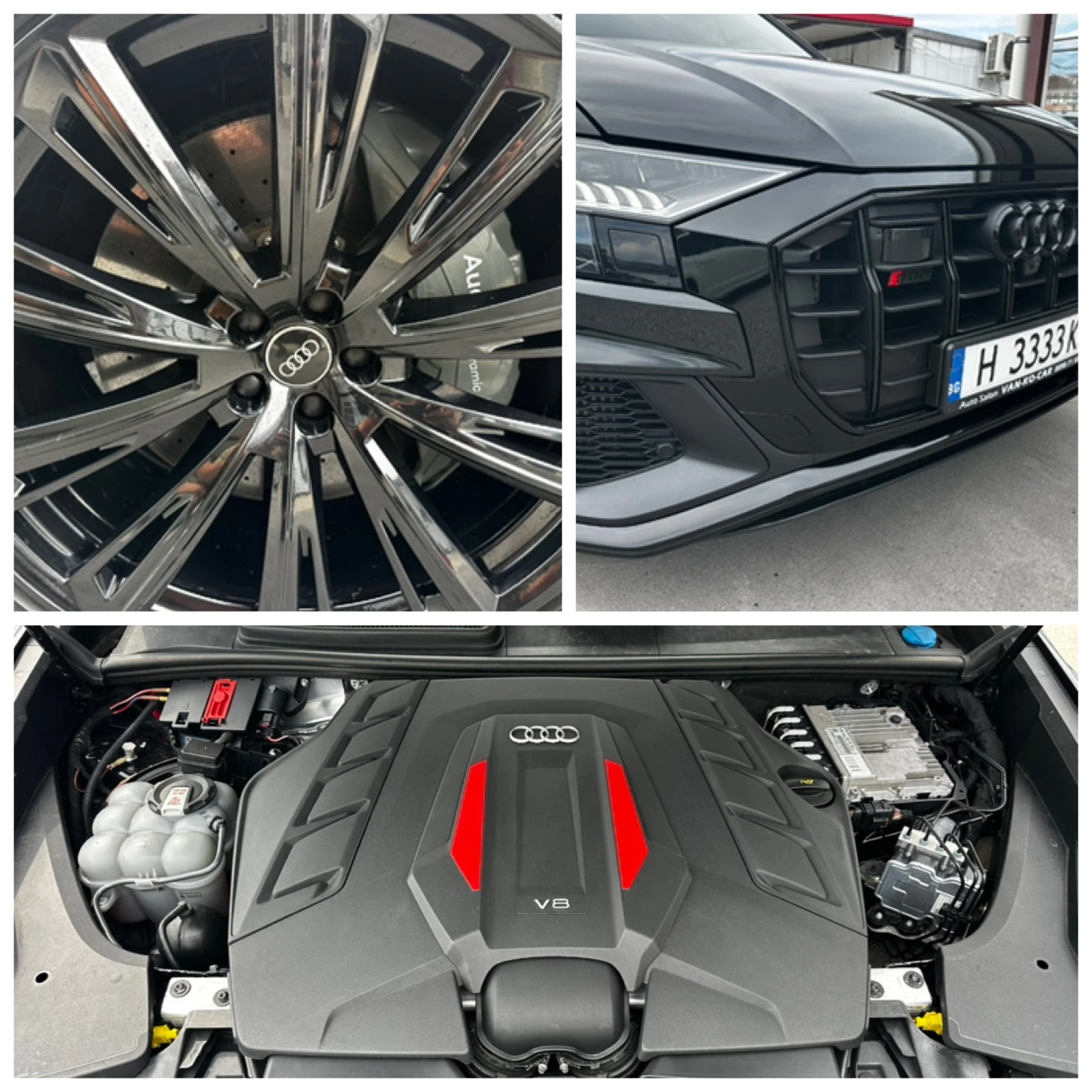Audi SQ8 4.0TFSI 507к.с* CarbonCeramic, снимка 17 - Автомобили и джипове - 56161425
