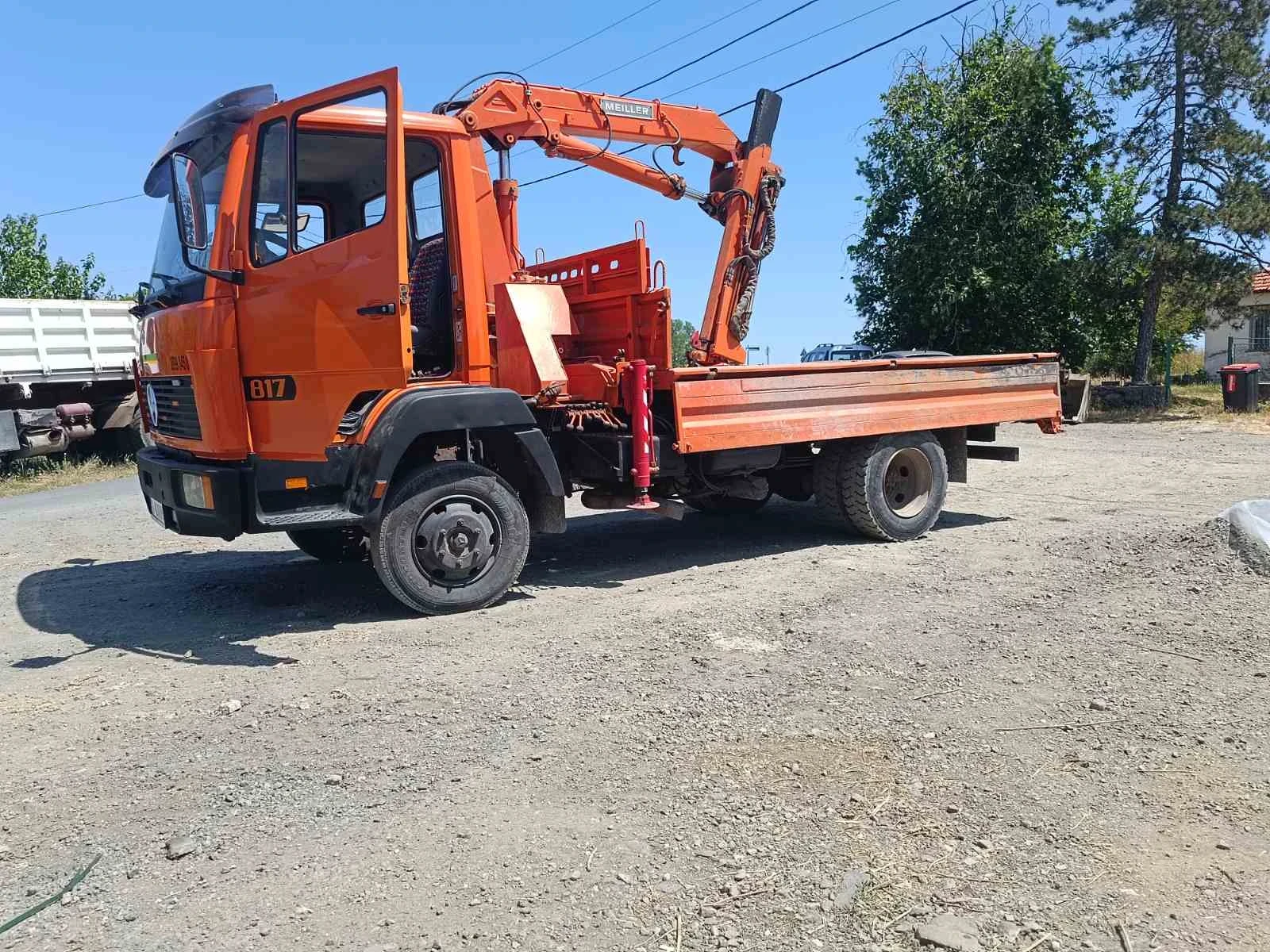 Mercedes-Benz 817 самосвал с кран - изображение 2