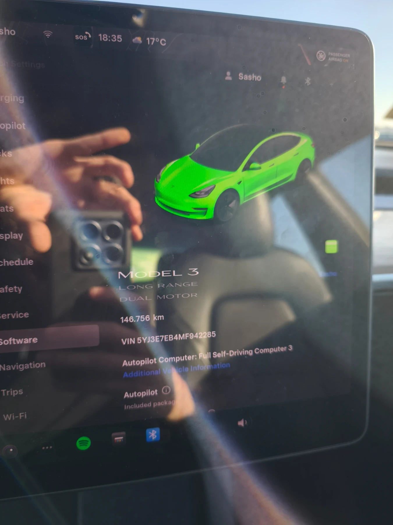 Tesla Model 3  Taxi Facelift Нова Батерия + Гаранция Long range - изображение 7