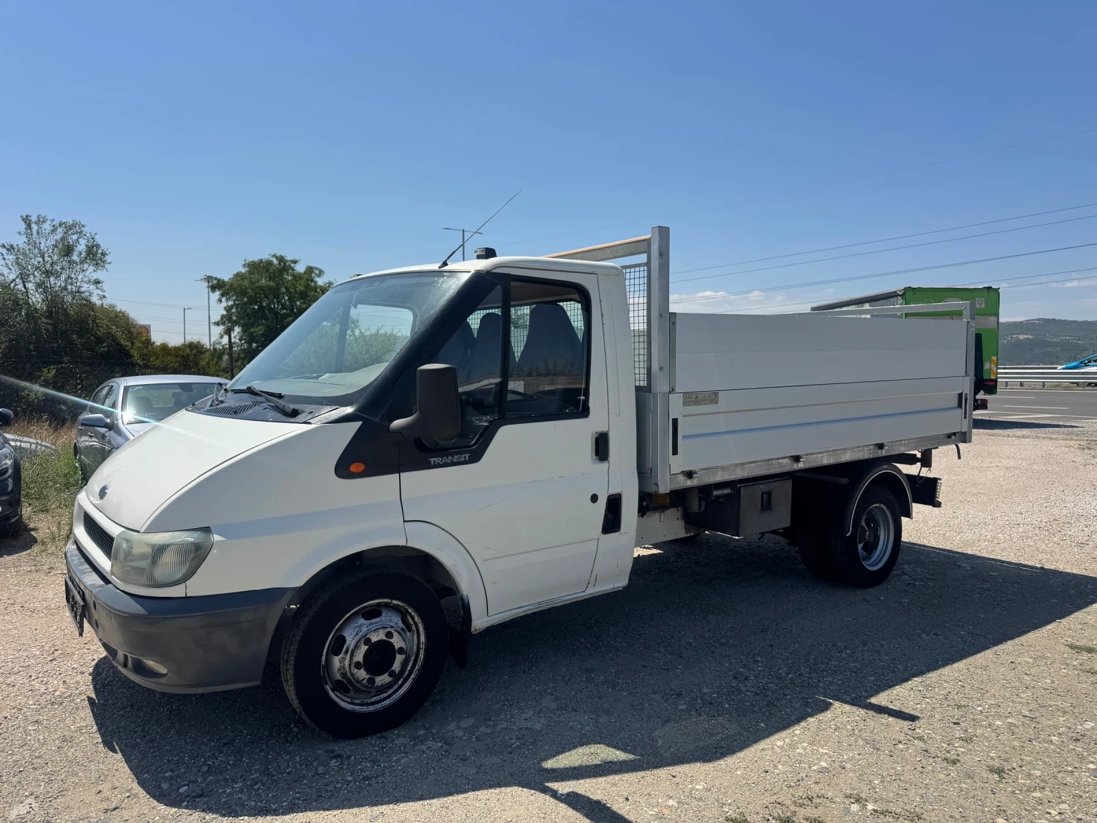 Ford Transit 2.4TDdi Самосвал Алуминиев кош Италия, снимка 4 - Бусове и автобуси - 55458189