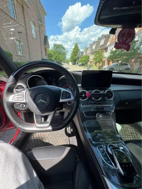 Mercedes-Benz C 450 AMG * Designo Cardinal Red pain * BURMESTER *  | Mobile.bg � ����� ������ 6