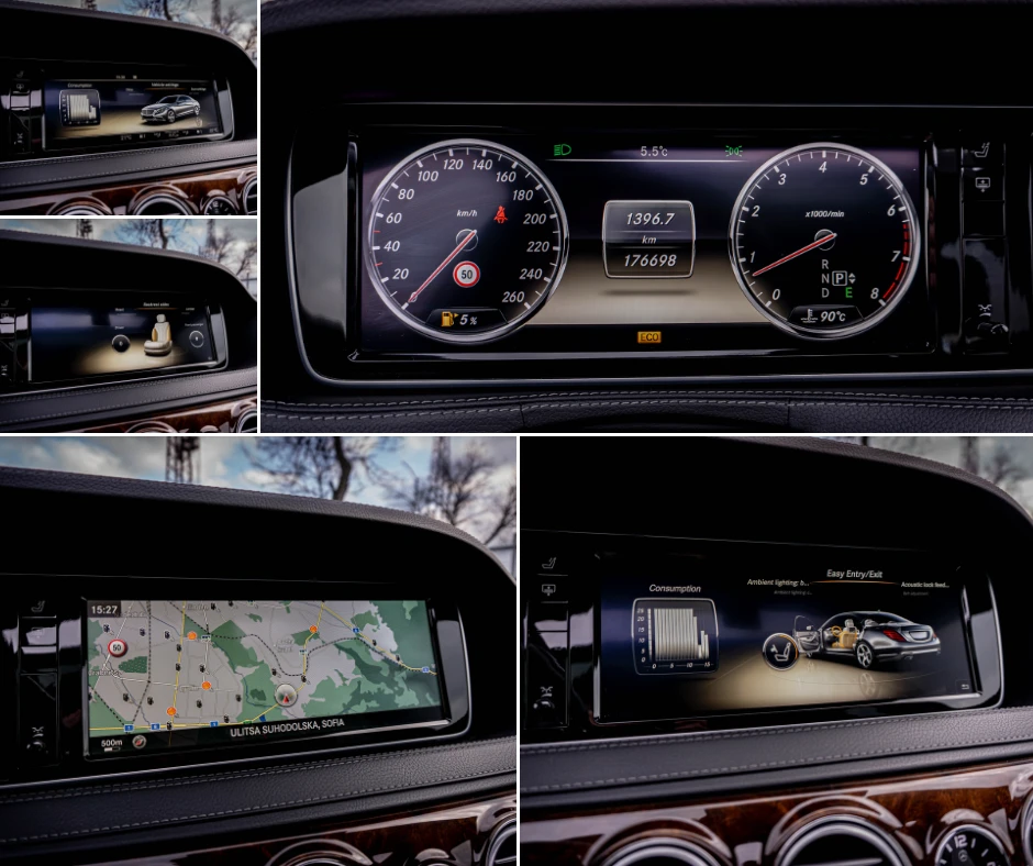 Mercedes-Benz S 500 Long-4MATIC-Webasto-NightVision-FULL! | Mobile.bg � ����������� 16