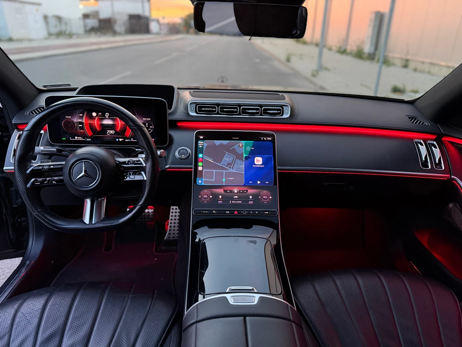 Mercedes-Benz S 400 AMG Line/3D Burmester/Black Edition , снимка 11 - Автомобили и джипове - 54671893