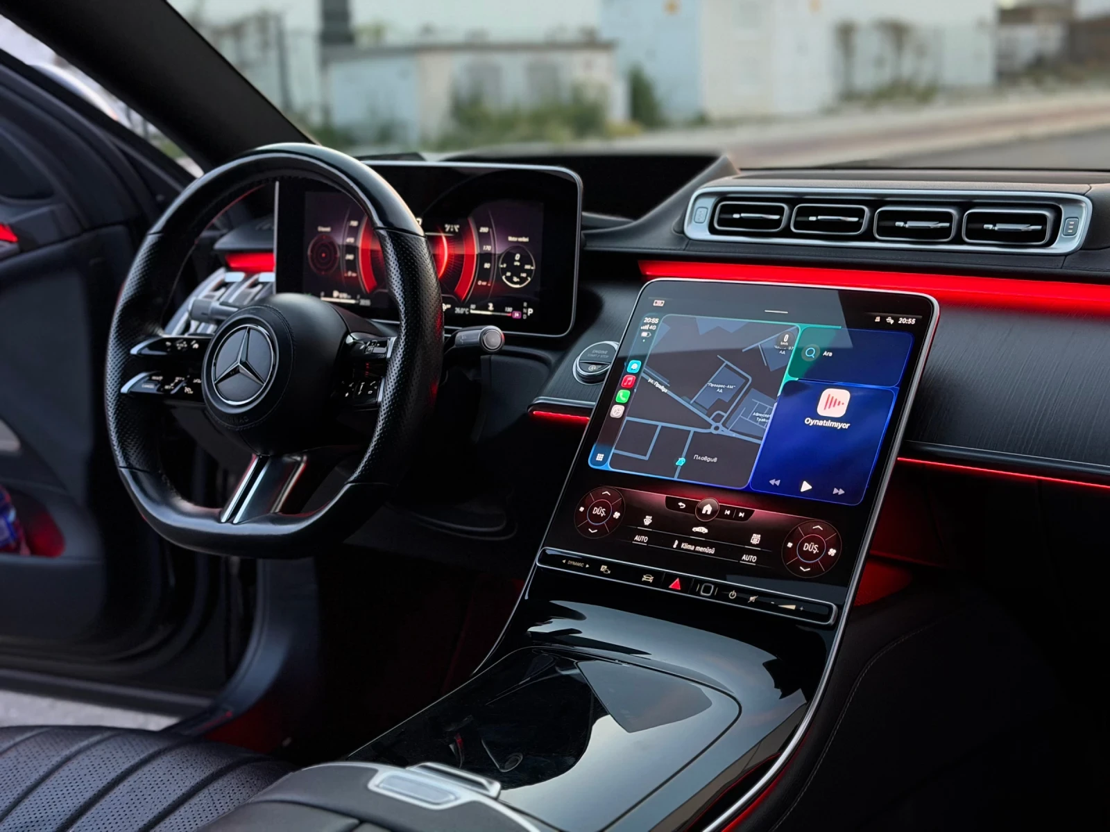 Mercedes-Benz S 400 AMG Line/3D Burmester/Black Edition , снимка 10 - Автомобили и джипове - 54671893