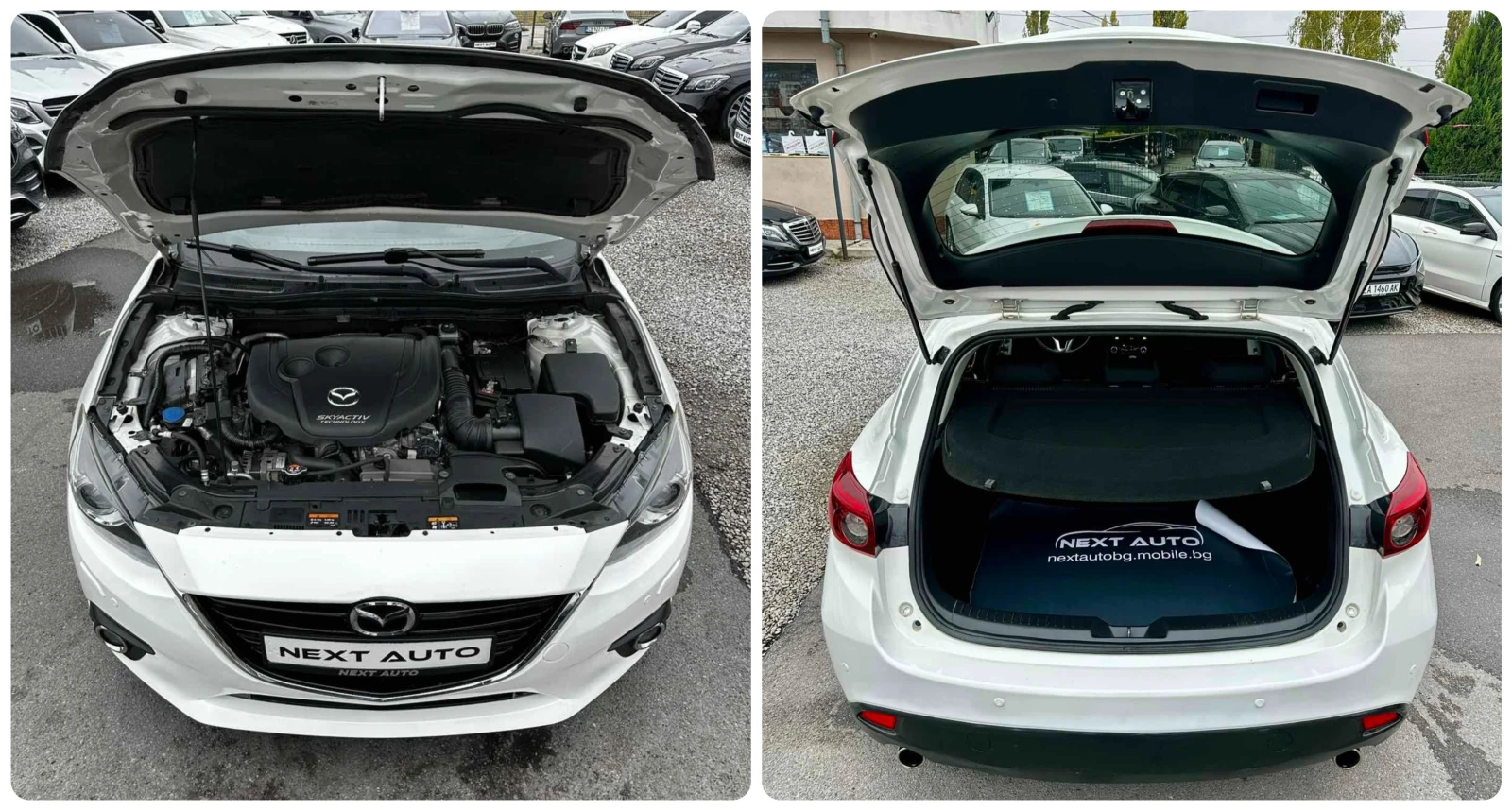 Mazda 3 2.2D 150HP EURO6 BOSE ПОДГРЕВ, снимка 16 - Автомобили и джипове - 56504079