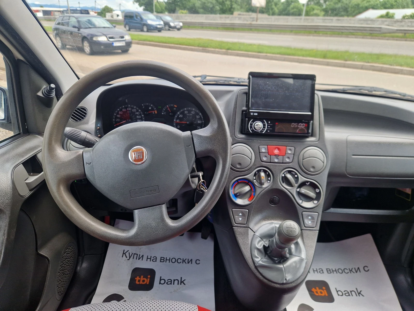 Fiat Panda 1.2i 65HP.GPL  EVRO 5 ITALIA, снимка 11 - Автомобили и джипове - 54659059