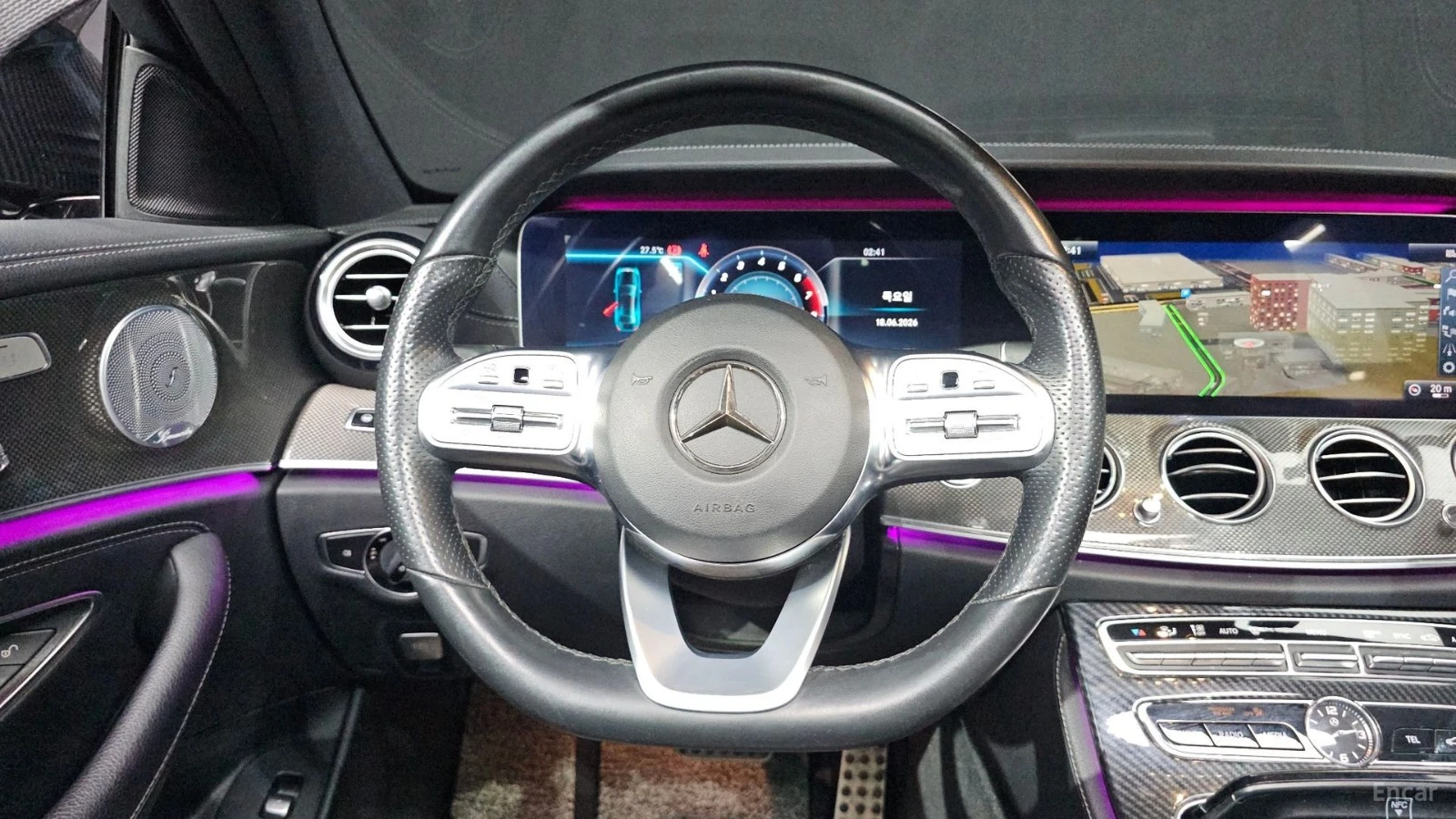 Mercedes-Benz E 350 4MATIC/AMG-LINE/DRIVE-ASSISTS/BURMESTER, снимка 7 - Автомобили и джипове - 55625340