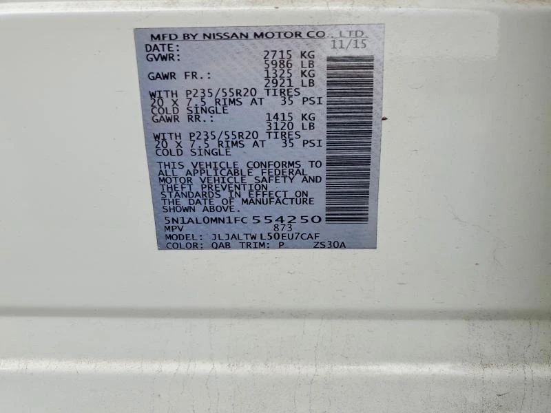 Infiniti QX60 3.5L 6 Front-wheel Drive, снимка 14 - Автомобили и джипове - 53929068