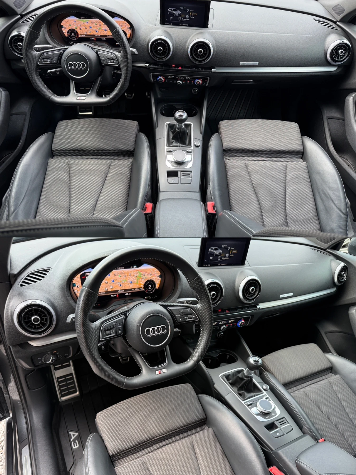 Audi A3 2.0TDI/150hp/DIGITAL/S-line/НАВИ/КОЖА/Facelift - изображение 8