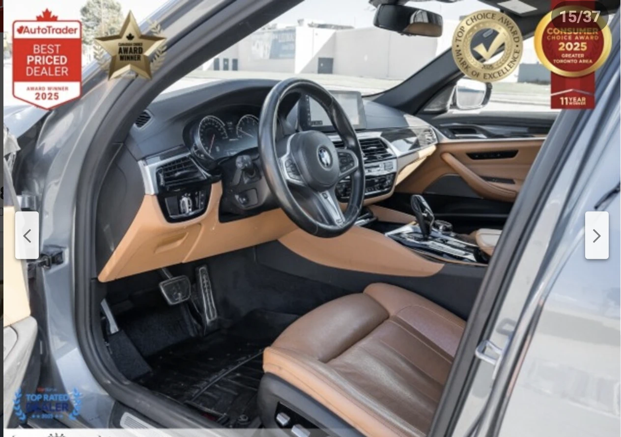 BMW 550 M550* XDRIVE* ДИСТРОНИК* HARMON* KARDON* 360КАМЕРА - изображение 9