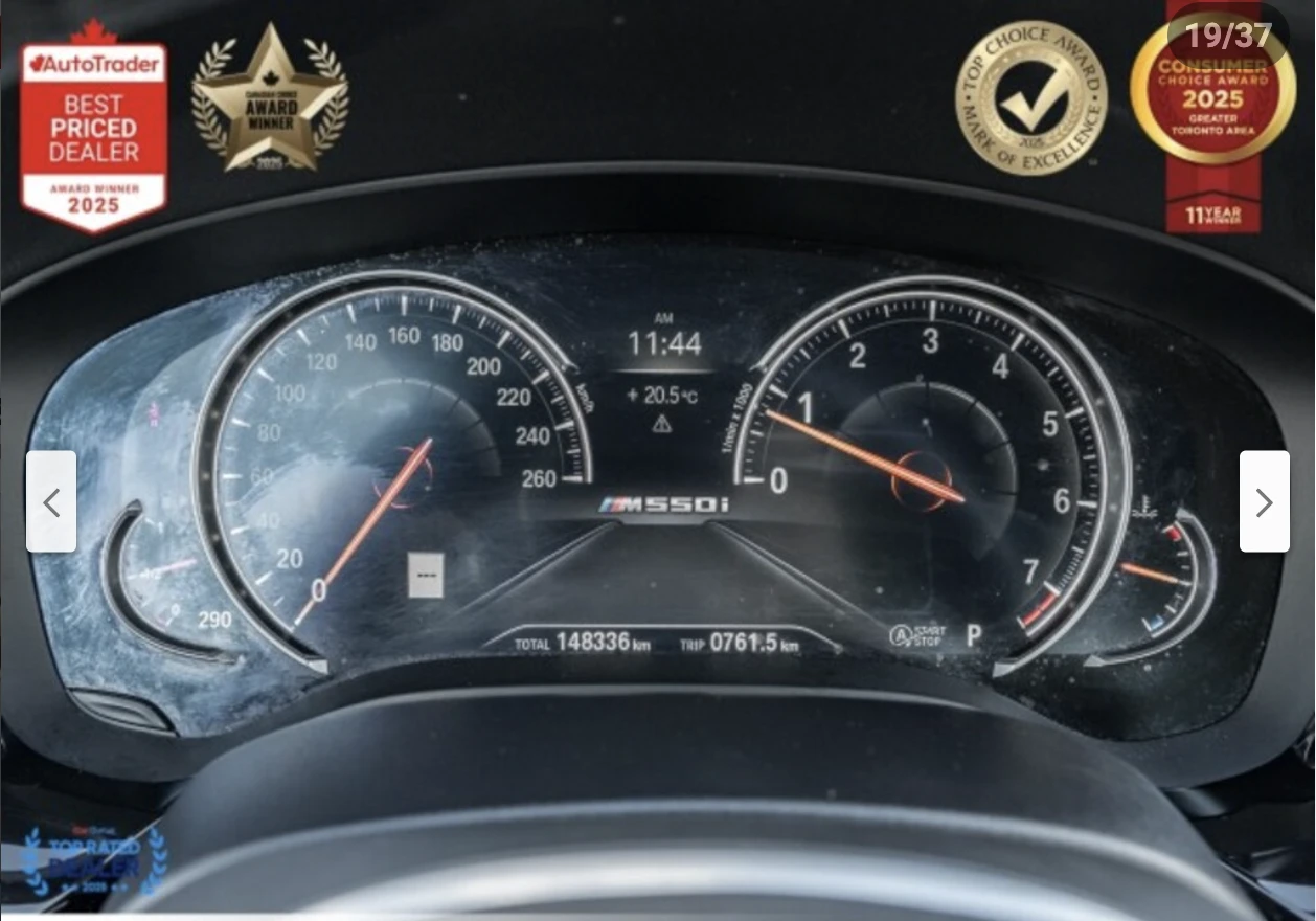 BMW 550 M550* XDRIVE* ДИСТРОНИК* HARMON* KARDON* 360КАМЕРА - изображение 10