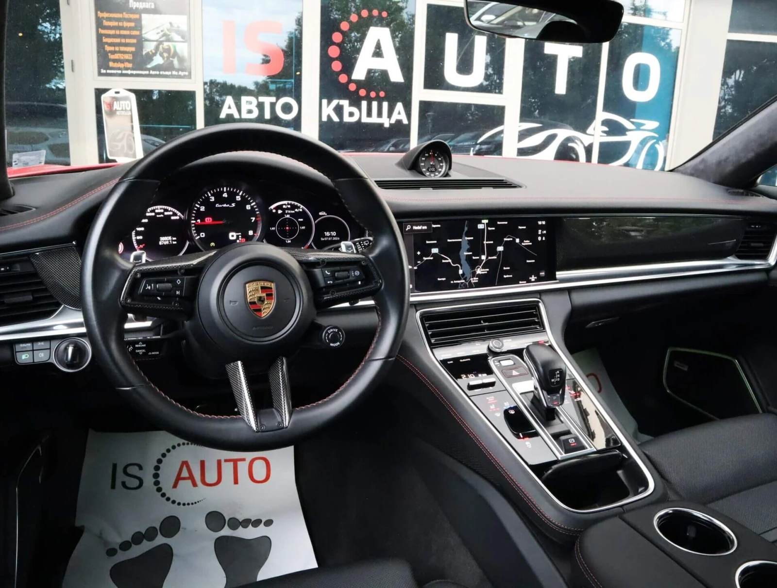 Porsche Panamera Turbo S/PDLS+ /PDK/PDCC SPORT/PCCB/Soft Close/HuD, снимка 7 - Автомобили и джипове - 55233418