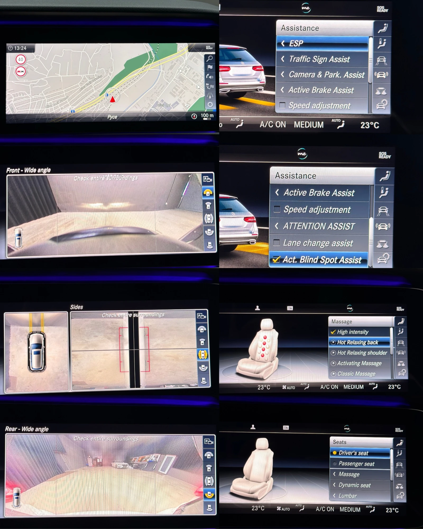 Mercedes-Benz E 400 d/4Matic/9G-Tronic/������/Burmester/Multibeam | Mobile.bg � ����������� 12