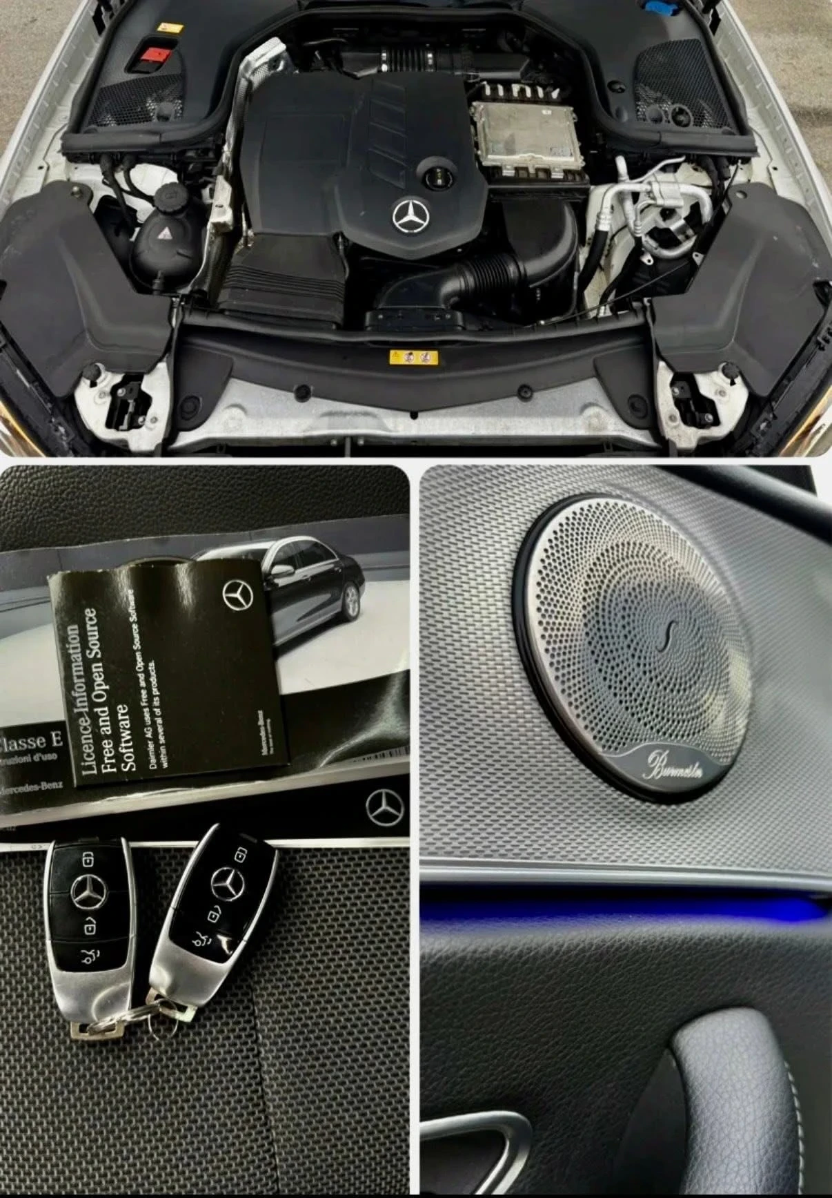 Mercedes-Benz E 220  194��./ 9G/ BURMESTER/ EURO6/ CAMERA/ ������� | Mobile.bg � ����������� 17